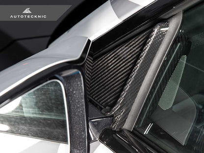 AutoTecknic Dry Carbon Side Mirror Wind Deflector Set - G87 M2 - 4