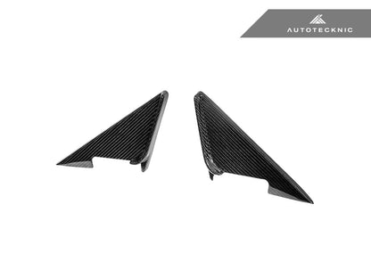 AutoTecknic Dry Carbon Side Mirror Wind Deflector Set - G87 M2 - 12