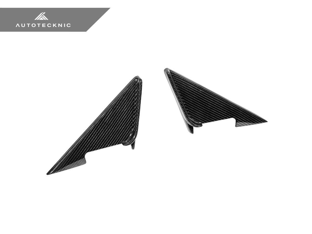 AutoTecknic Dry Carbon Side Mirror Wind Deflector Set - G87 M2 - 11
