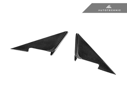 AutoTecknic Dry Carbon Side Mirror Wind Deflector Set - G87 M2 - 10