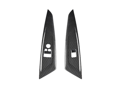 AutoTecknic Dry Carbon Window Switch Panel Trim Set - G82 M4