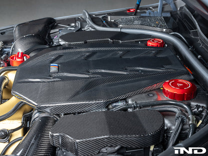 Cubierta de motor de carbono preimpregnado AutoTecknic - G90/G99 M5 (ATK-BM-0827-G)