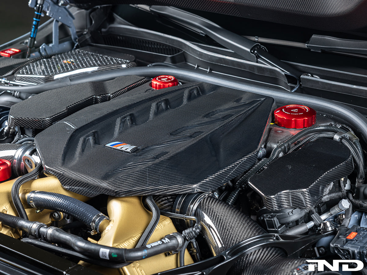 Cubierta de motor de carbono preimpregnado AutoTecknic - G90/G99 M5 (ATK-BM-0827-G)