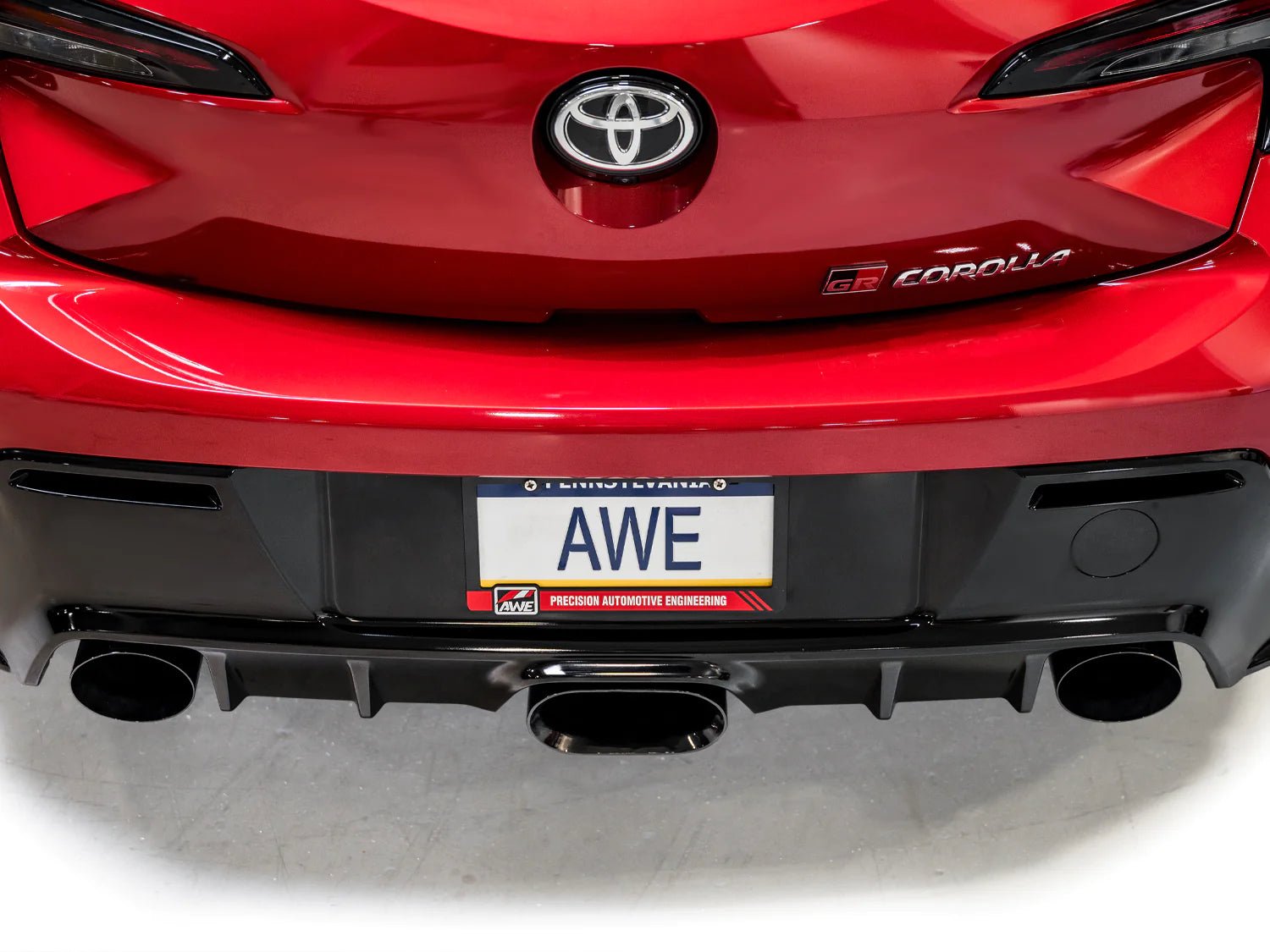 AWE Tuning 2023+ Toyota GR Corolla Touring Edition Exhaust - Diamond Black Tips - AWE Tuning