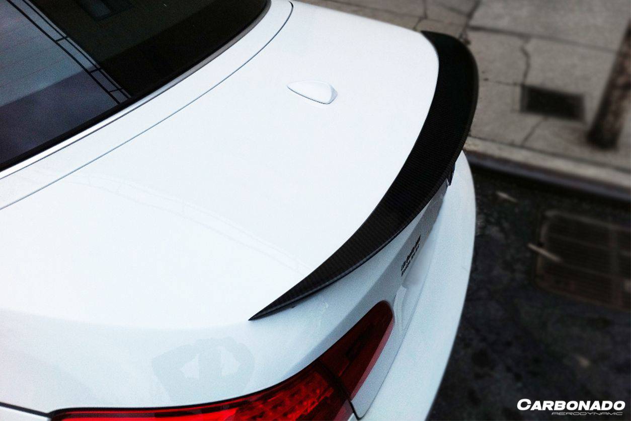 Carbonado 2008-2012 BMW E93 M3  3 series BS2 Style Carbon Fiber Trunk Spoiler
