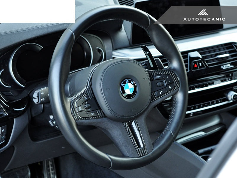 AutoTecknic Carbon Alcantara Steering ホイール Trim - F97 X3M | F98 X4M