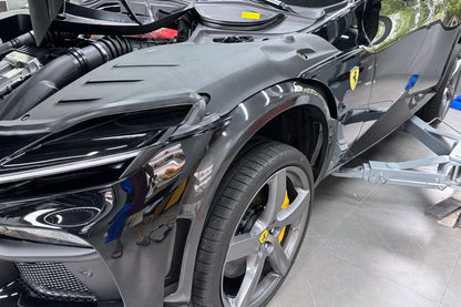 Carbonado 2023-2025 Ferrari Purosangue FUV Type F175 OEM Style Dry Carbon Fiber Fender Flare