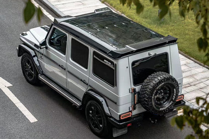 Mercedes Benz Clase G W464 Carbonado 2019-2025 | Alerón de techo trasero estilo BR para W465 G-Wagon | Compatible con G500, G550 y G63 AMG