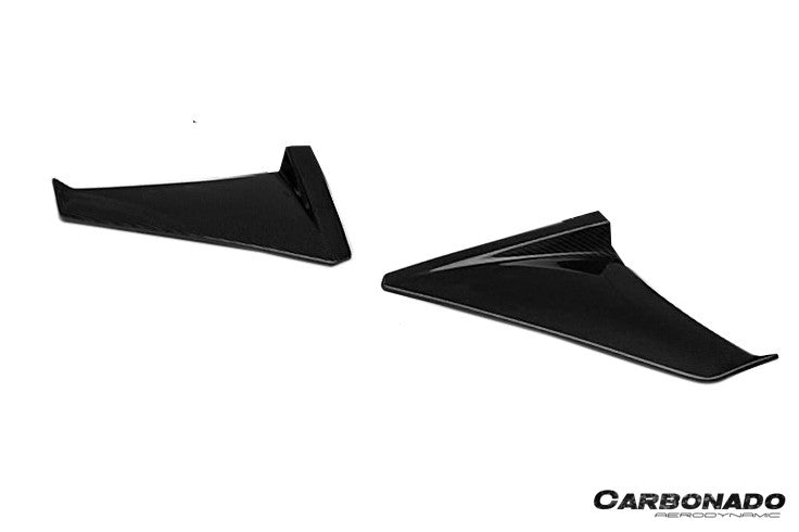 Carbonado OE Style Autoclave Carbon Fiber Door Canards | 2023-UP Lamborghini Revuelto