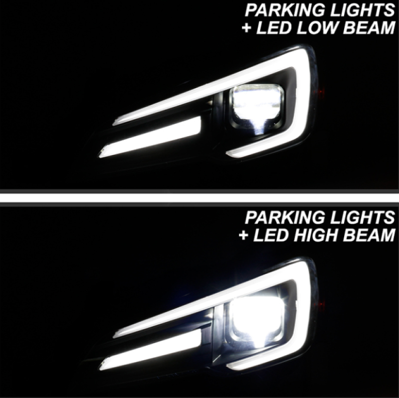 Spyder Apex Series High-Power LED Headlights (15-20 WRX/STI)