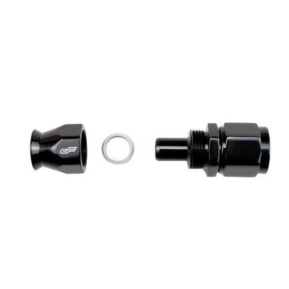 -6 AN Straight Female Aluminum Hose End (PTFE)