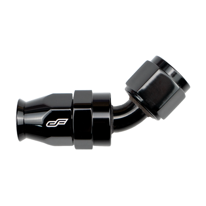 -4 AN 45 Degree Female Aluminum Hose End (PTFE)