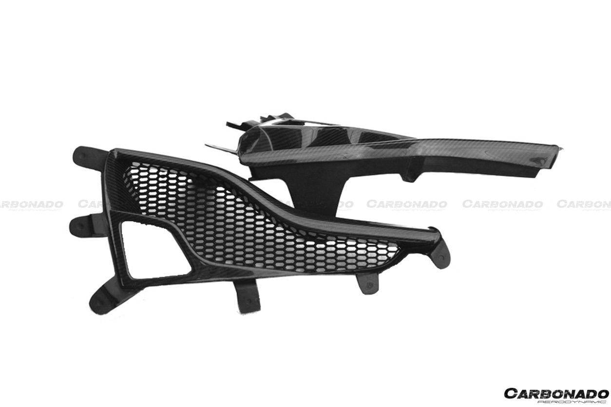 Carbonado 2010-2015 Ferrari 458 Coupe Spider OE Style Carbon Fiber Brake Lights Covers