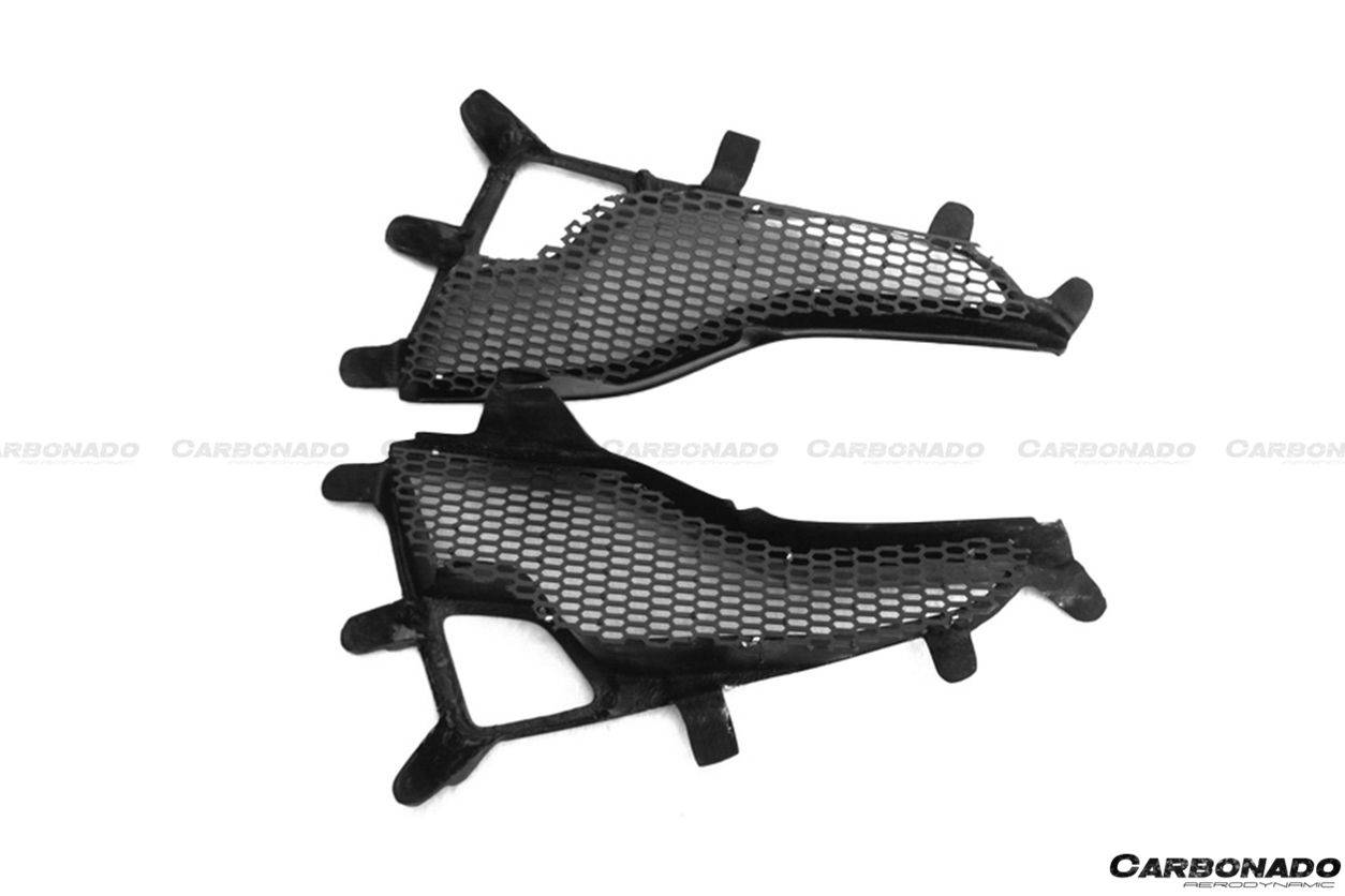 Carbonado 2010-2015 Ferrari 458 Coupe Spider OE Style Carbon Fiber Brake Lights Covers