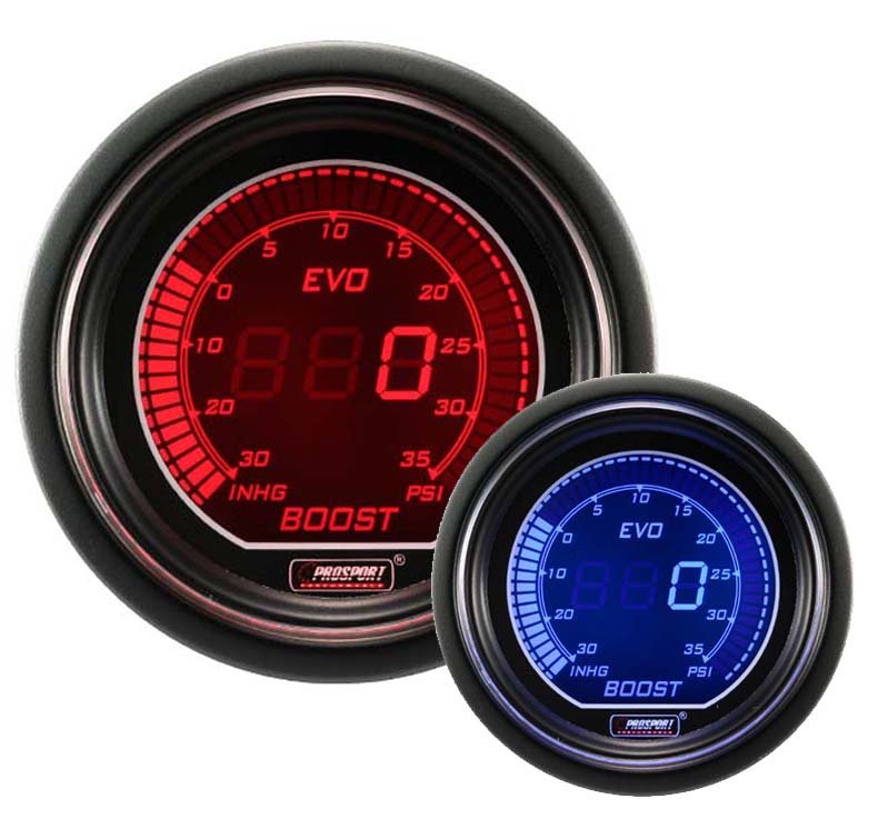 Medidor de impulso eléctrico Prosport Evo de 2-1/16"