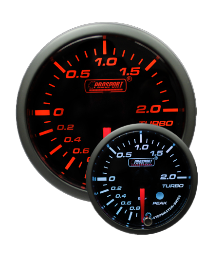 Prosport 2-1/16" Amber/White Premium Metric Boost