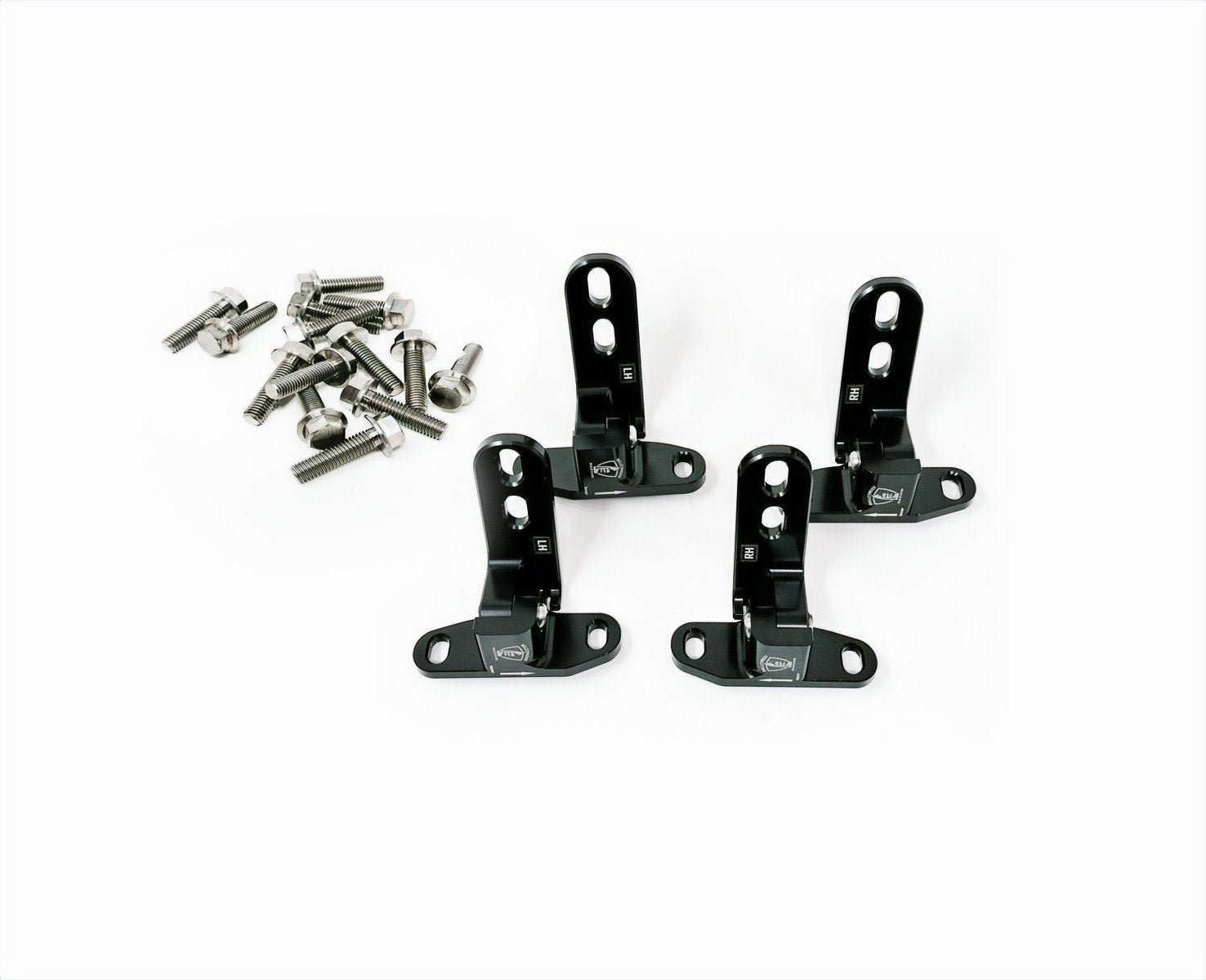 BPR Billet Door Hinges Quick Release V2 (Evo 8/9) - Bulletproof Racing