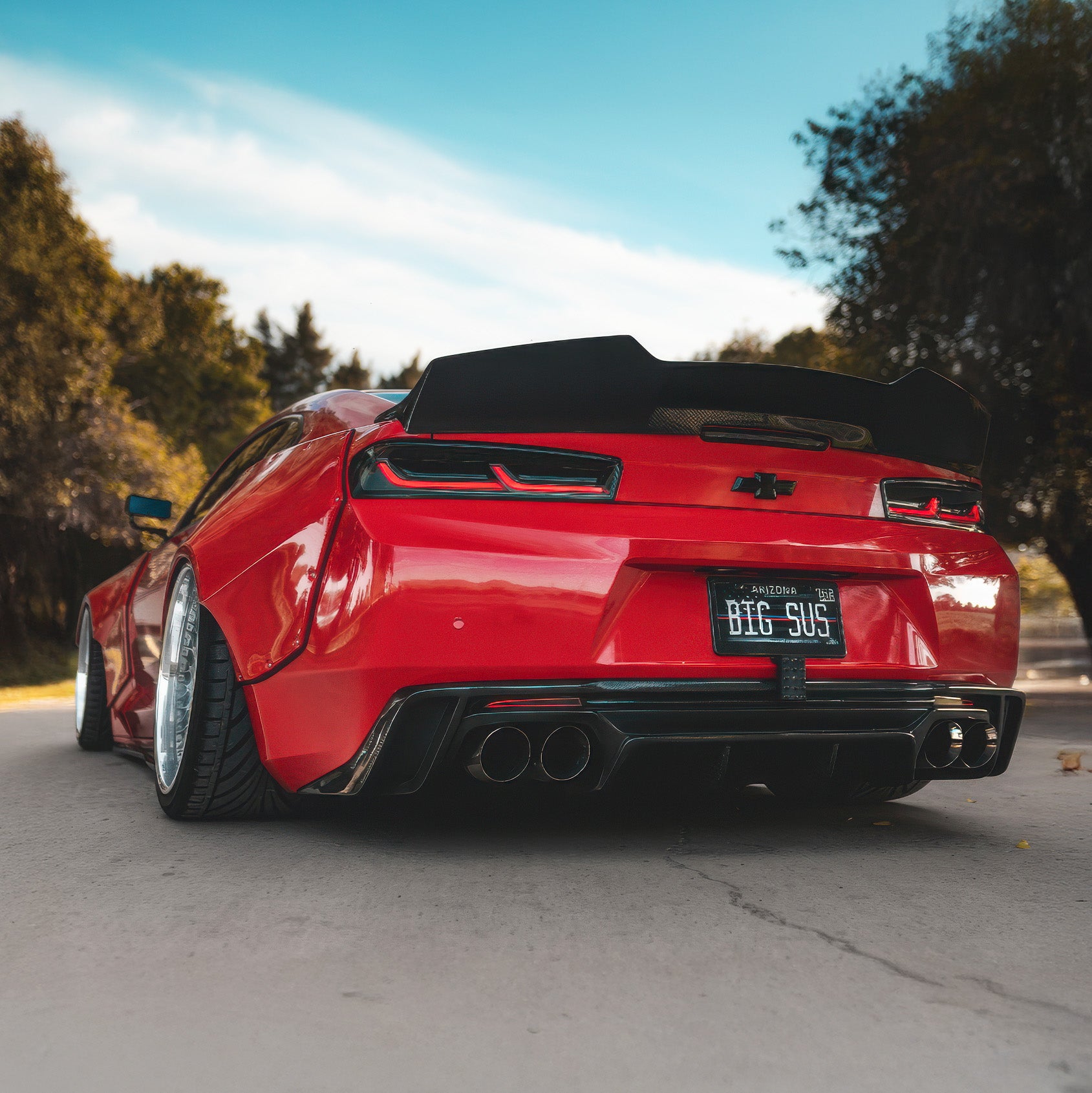 Streetfighter LA Rear Spoiler (Gen 6 Camaro)