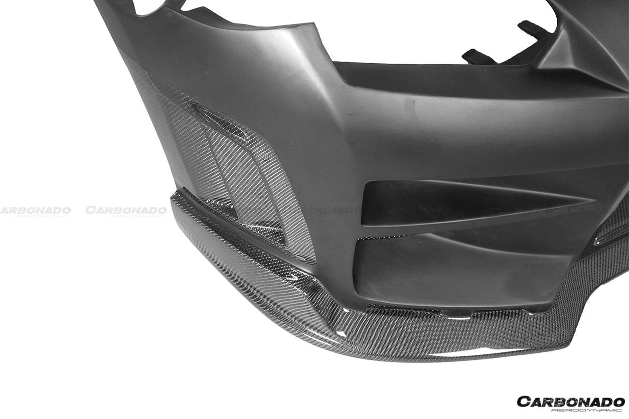 Carbonado BSE Style Front Bumper with LED | 2008-2016 Nissan GTR R35