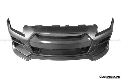 Carbonado BSE Style Front Bumper with LED | 2008-2016 Nissan GTR R35