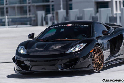 Canards de fibra de carbono estilo BKSS para McLaren 650S MP4 12C Carbonado 2011-2017