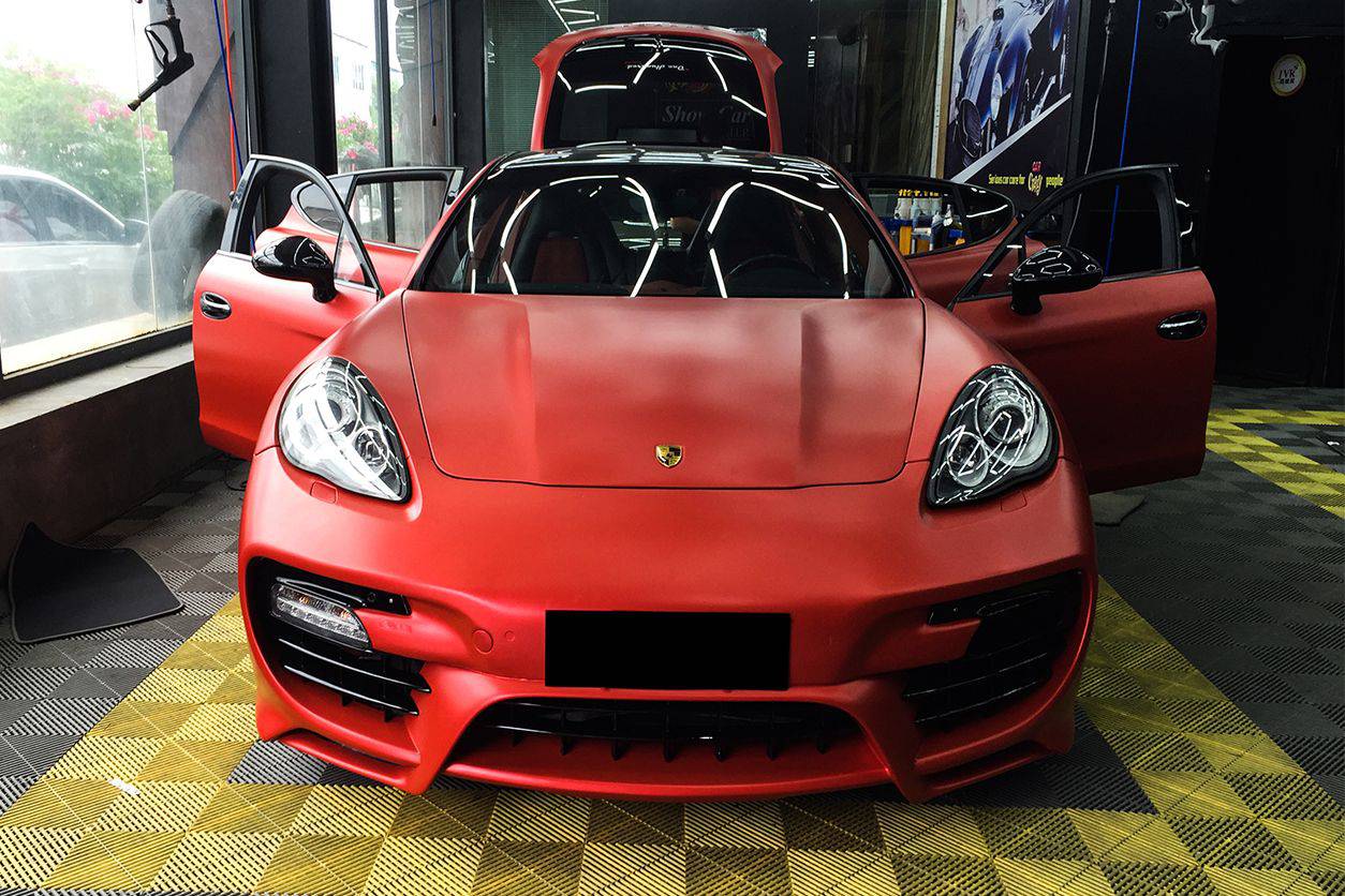 Carbonado 2010-2013 Porsche Panamera 970.1 CAT Style Front Bumper