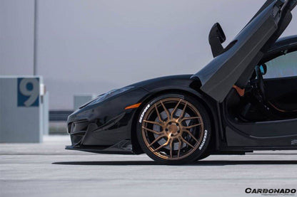 Canards de fibra de carbono estilo BKSS para McLaren 650S MP4 12C Carbonado 2011-2017
