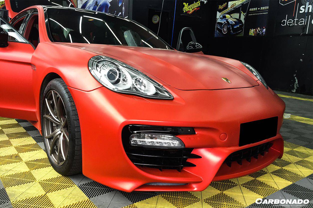 Carbonado 2010-2013 Porsche Panamera 970.1 CAT Style Front Bumper
