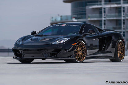 Canards de fibra de carbono estilo BKSS para McLaren 650S MP4 12C Carbonado 2011-2017