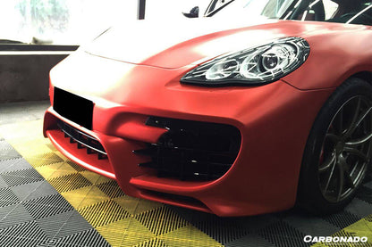 Carbonado 2010-2013 Porsche Panamera 970.1 CAT Style Front Bumper