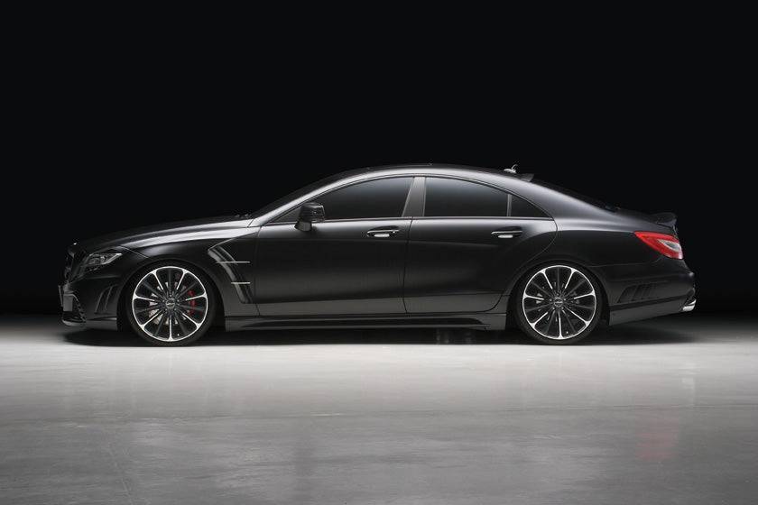 Faldones laterales estilo WD para Mercedes Benz W218 Clase CLS Carbonado 2010-2017