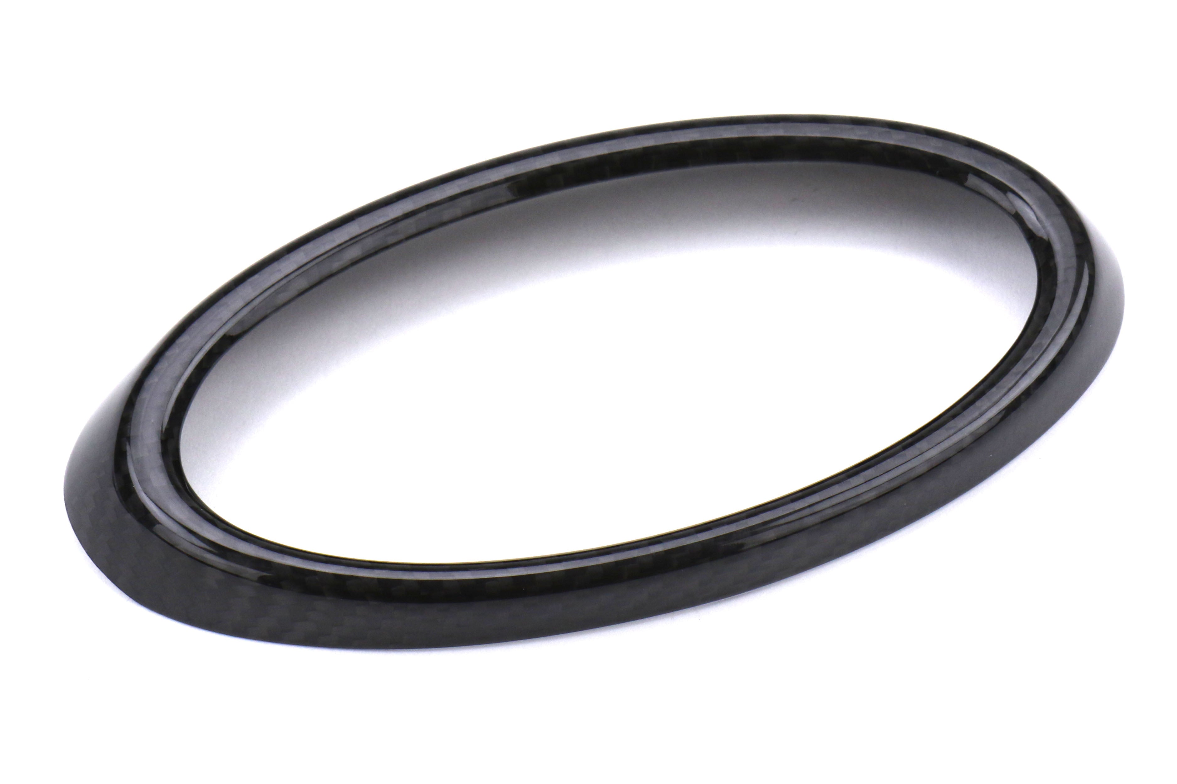 OLM LE Dry Carbon Fiber Front Emblem Frame Overlay - 2018-2021 Subaru WRX / STI - 2