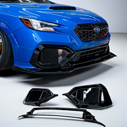 Aeroflow Dynamics Fog Light Bezel Cover Set 2022-2025 Subaru WRX - 1