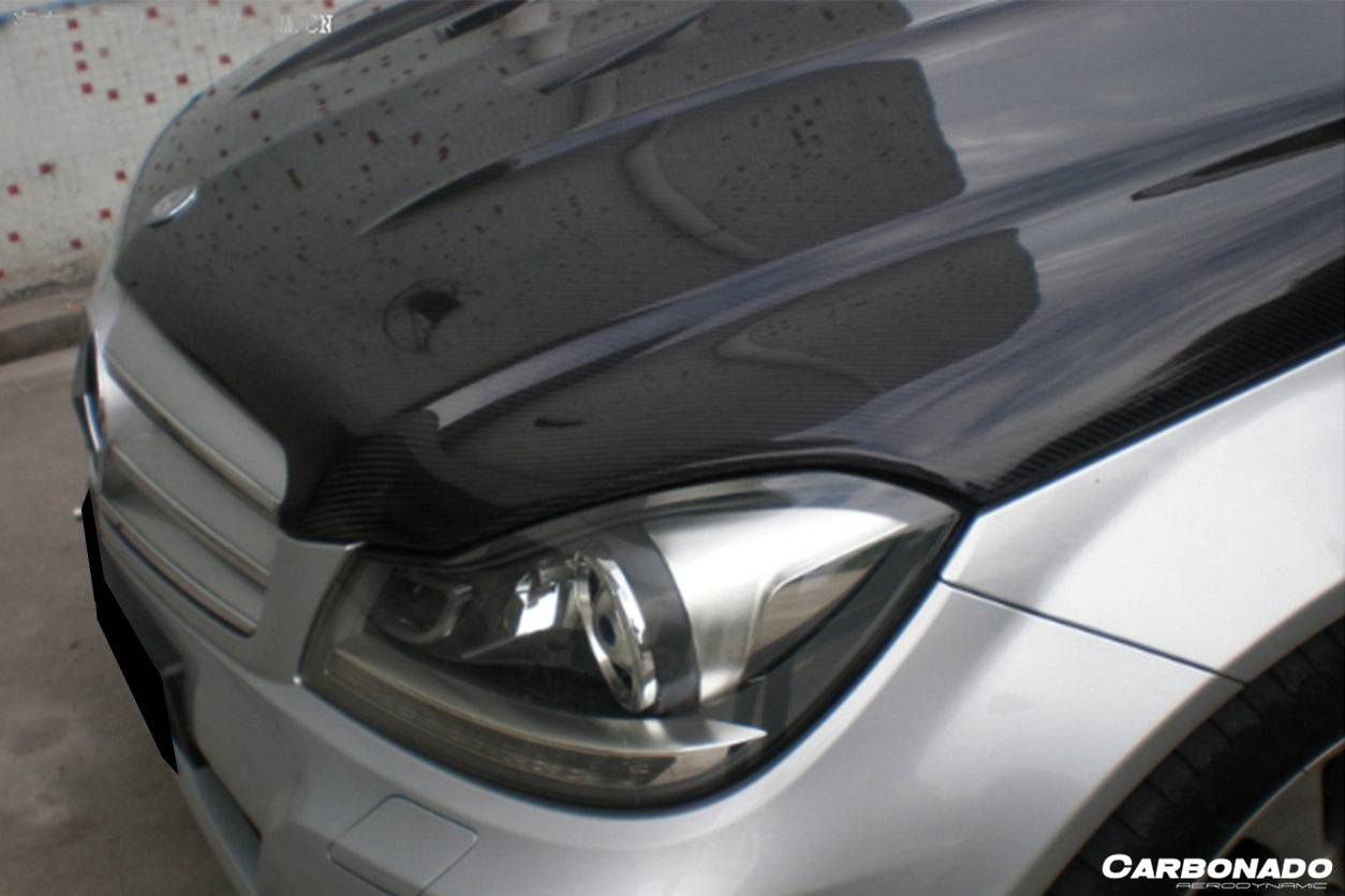 Carbonado 2012-2014 Mercedes Benz W204 C Class BK Style hood