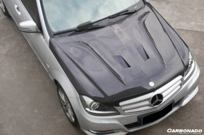 Carbonado 2012-2014 Mercedes Benz W204 C Class BK Style hood