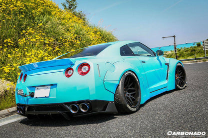 Alerón de maletero estilo DE-2 para Nissan GTR R35 CBA DBA EBA Carbonado 2008-2024