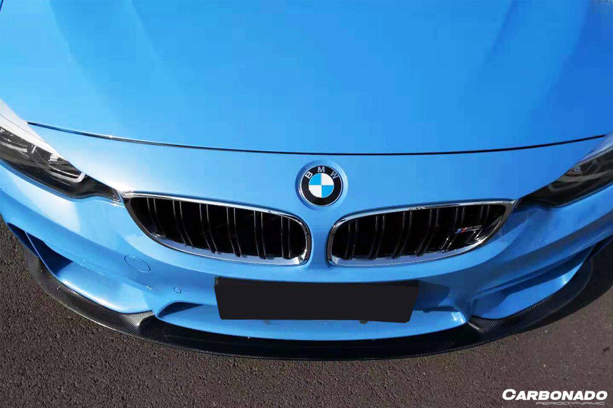 Carbonado D3 Style Carbon Fiber Front Lip | 2014-2020 BMW M4 F82 F80 M3