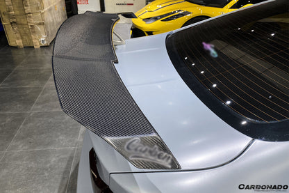 Alerón de maletero de fibra de carbono estilo VRS para BMW M3 F80 M4 F82 2014-2020 Carbonado
