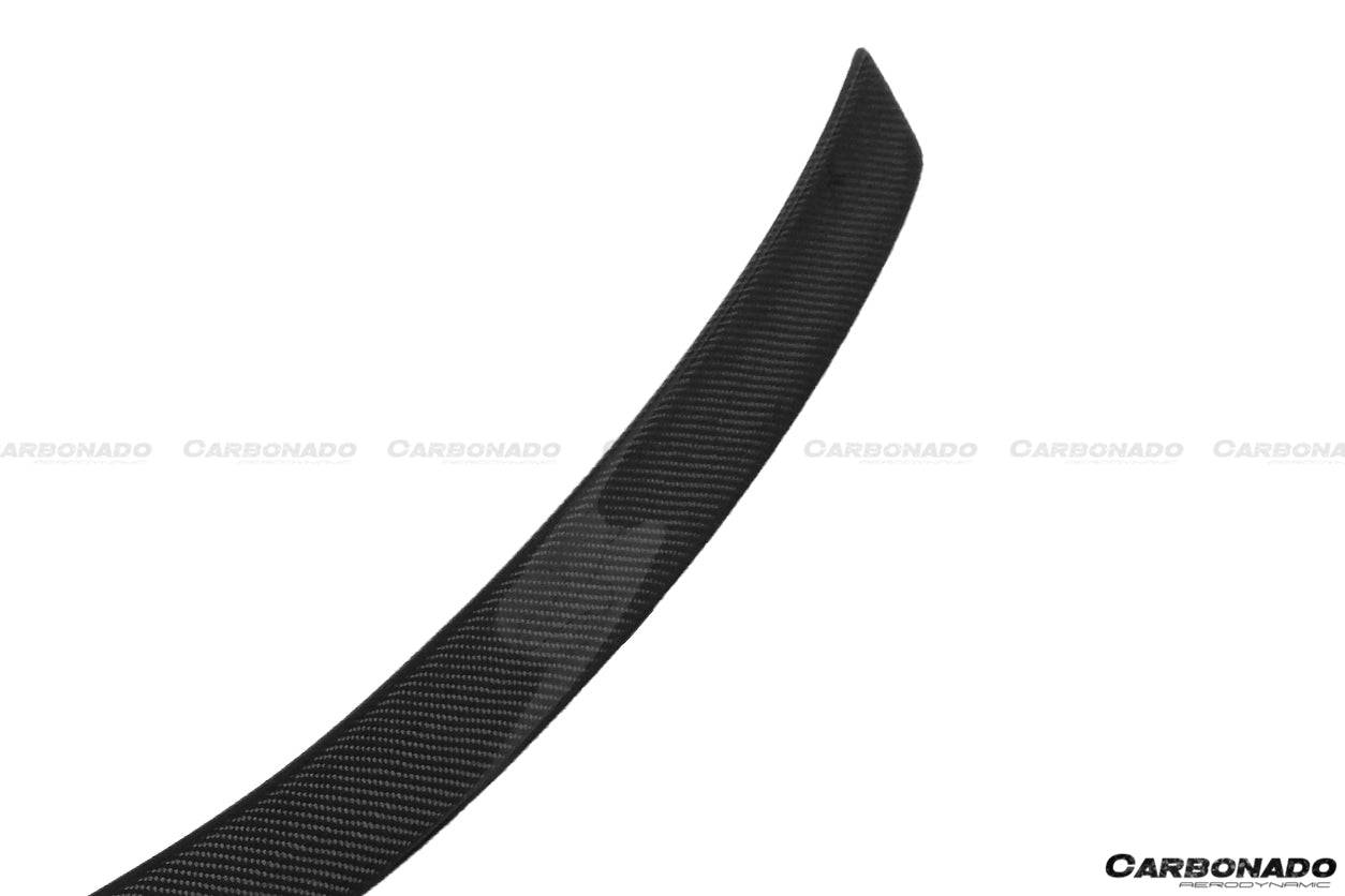 Carbonado 2008-2014 Mercedes Benz W204 C Class   C63 AMG Sedan OE Style Carbon Fiber Trunk Spoiler