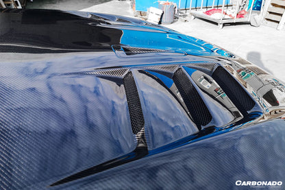 Carbonado 2017-2021 Nissan GTR R35 CBA & DBA & EBA TS Style Carbon Fiber Hood