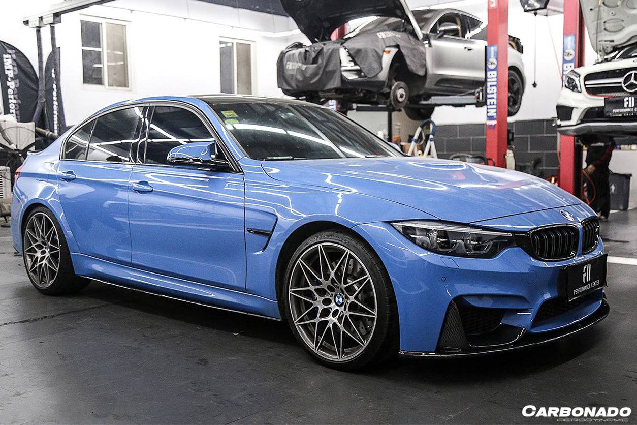 Carbonado MP Style Carbon Fiber Side Skirts Under Board | 2014-2020 BMW M4/M3