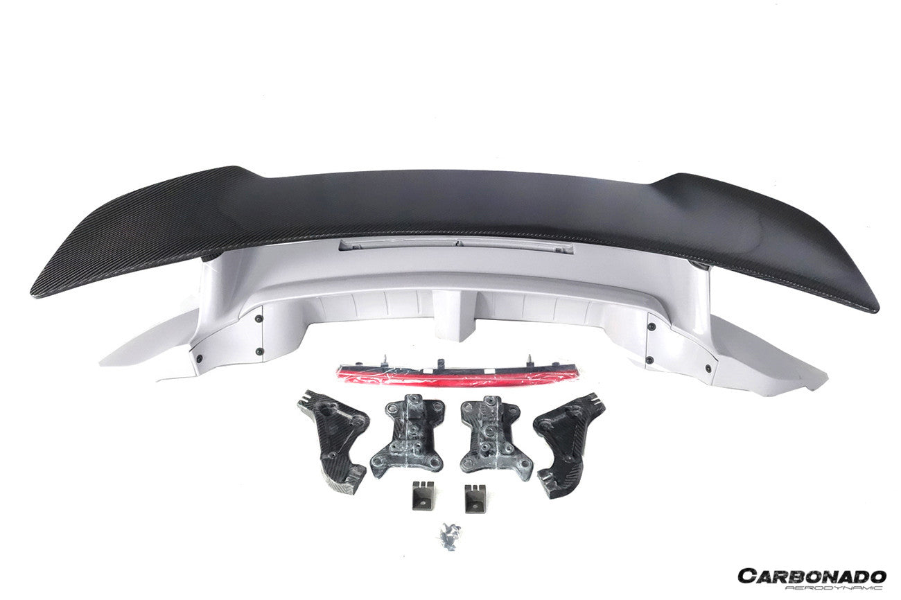 Alerón de maletero estilo Porsche 911 992 Carrera S 4 4S SD Carbonado 2019-2023