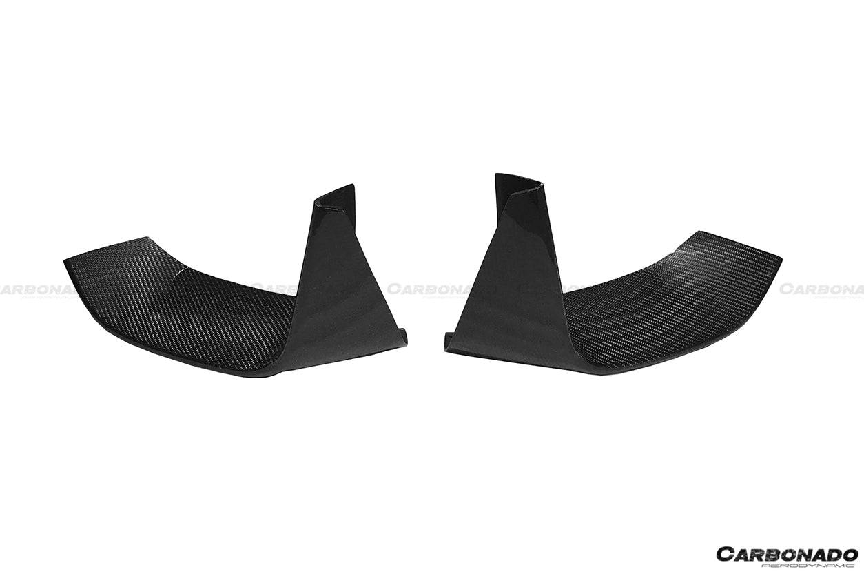 Tapas delanteras de fibra de carbono estilo MP para BMW M3 F80 M4 F82 2014-2020 Carbonado