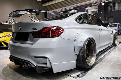 Alerón de maletero de fibra de carbono estilo VRS para BMW M3 F80 M4 F82 2014-2020 Carbonado