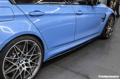 Carbonado MP Style Carbon Fiber Side Skirts Under Board | 2014-2020 BMW M4/M3