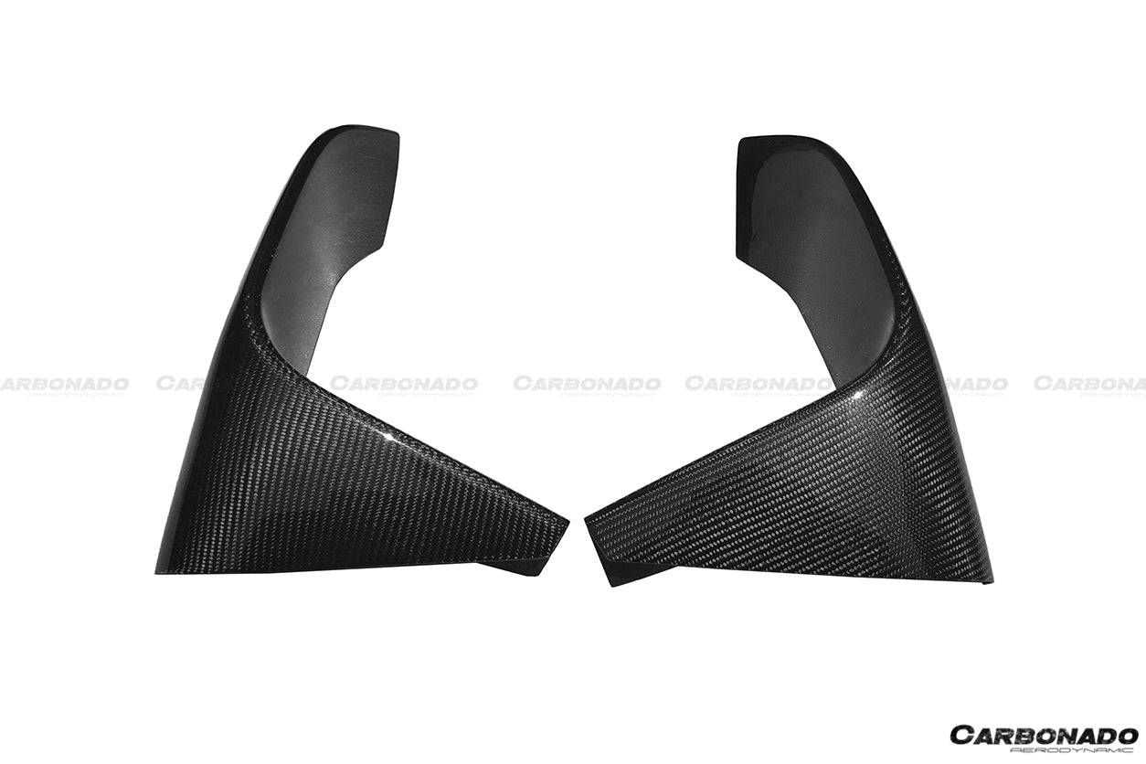 Tapas delanteras de fibra de carbono estilo MP para BMW M3 F80 M4 F82 2014-2020 Carbonado