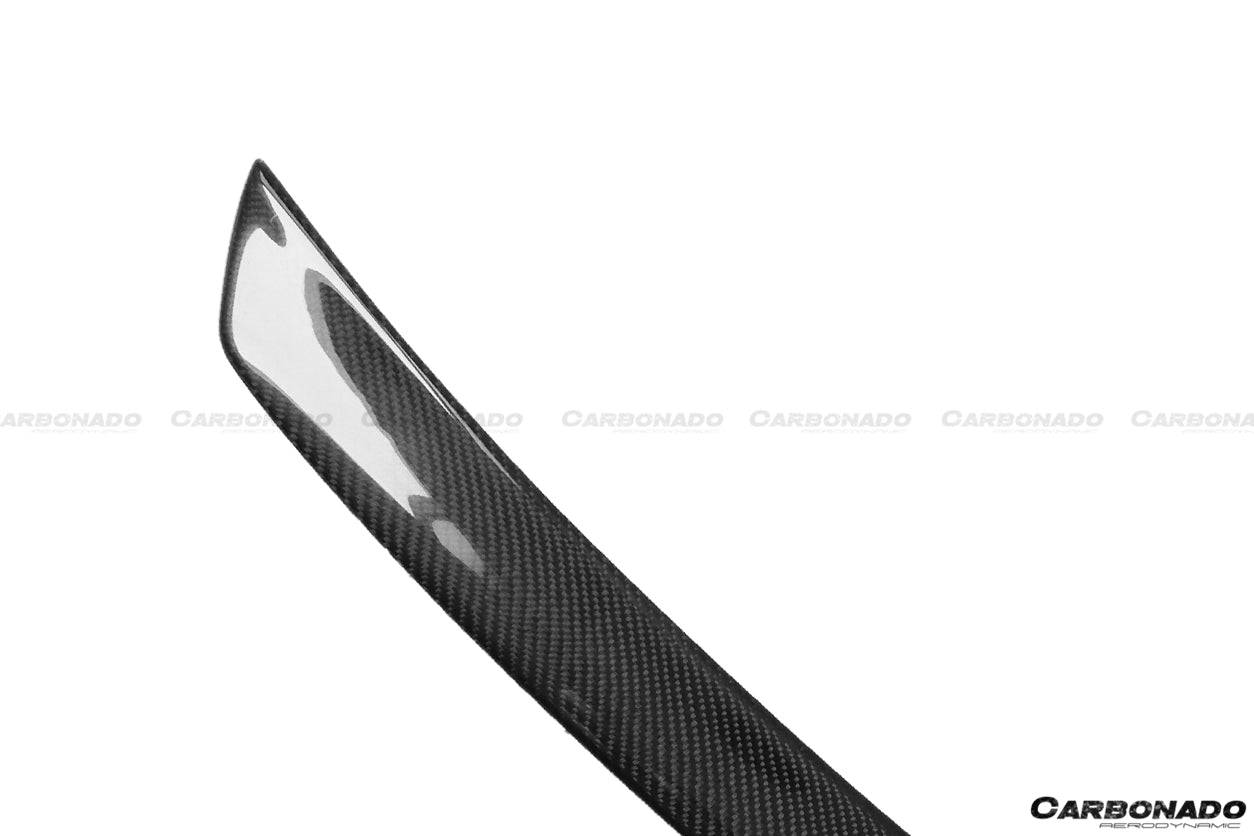 Carbonado 2008-2014 Mercedes Benz W204 C Class   C63 AMG Sedan OE Style Carbon Fiber Trunk Spoiler