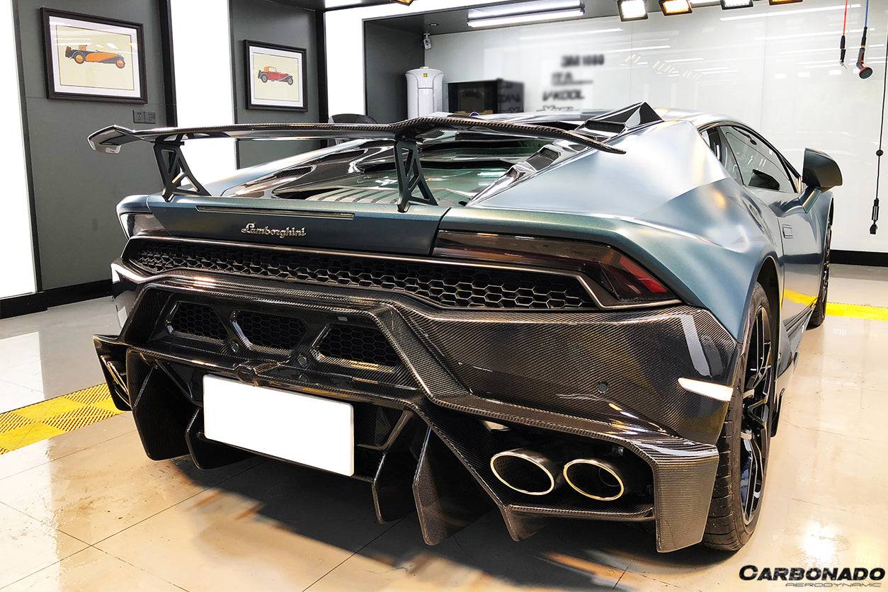Carbonado 2015-2020 Lamborghini Huracan LP610 LP580 MSY Style Carbon Fiber Rear Engine Trunk