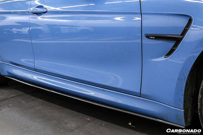 Carbonado MP Style Carbon Fiber Side Skirts Under Board | 2014-2020 BMW M4/M3
