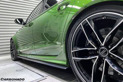 Carbonado 2013-2018 Audi RS6 Avant MN Style Carbon Fiber Side Skirts